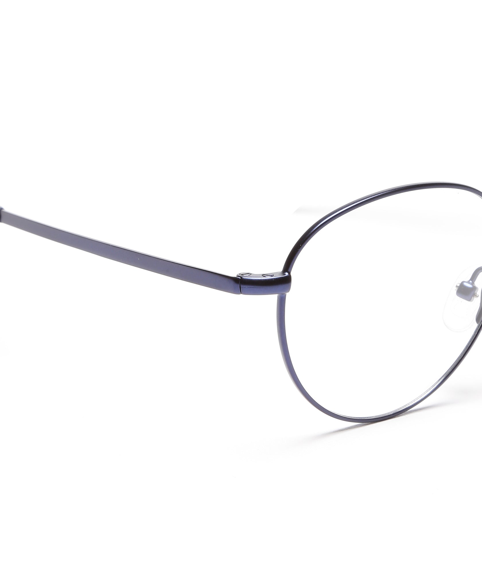 Blue Round Rimmed Eyeglasses