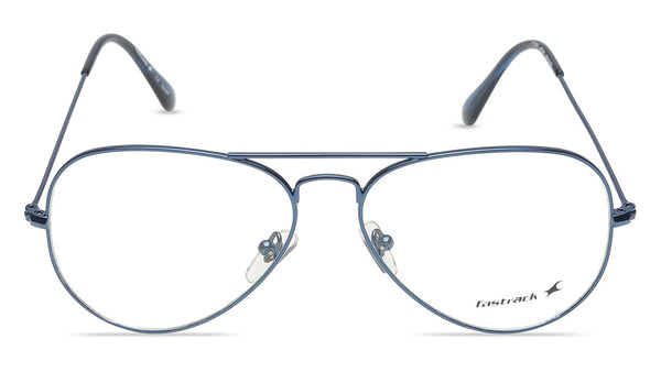 Blue Aviator Rimmed Eyeglasses