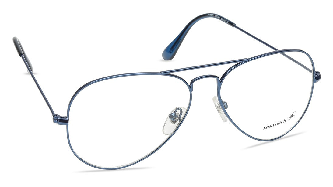 Blue Aviator Rimmed Eyeglasses