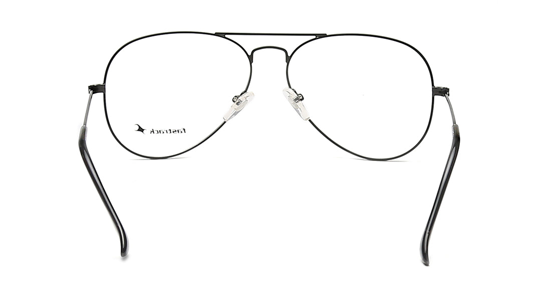 Black Aviator Rimmed Eyeglasses