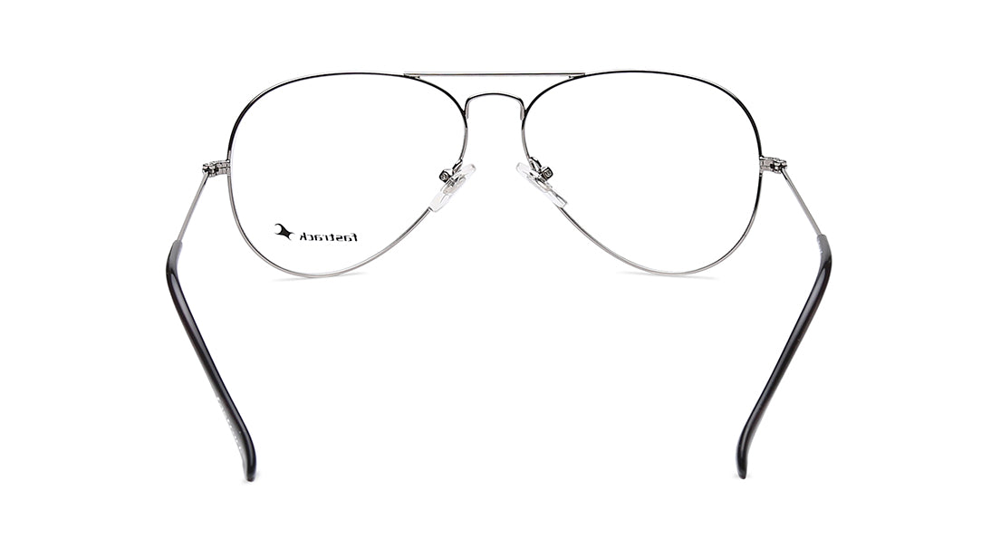 Silver Aviator Rimmed Eyeglasses