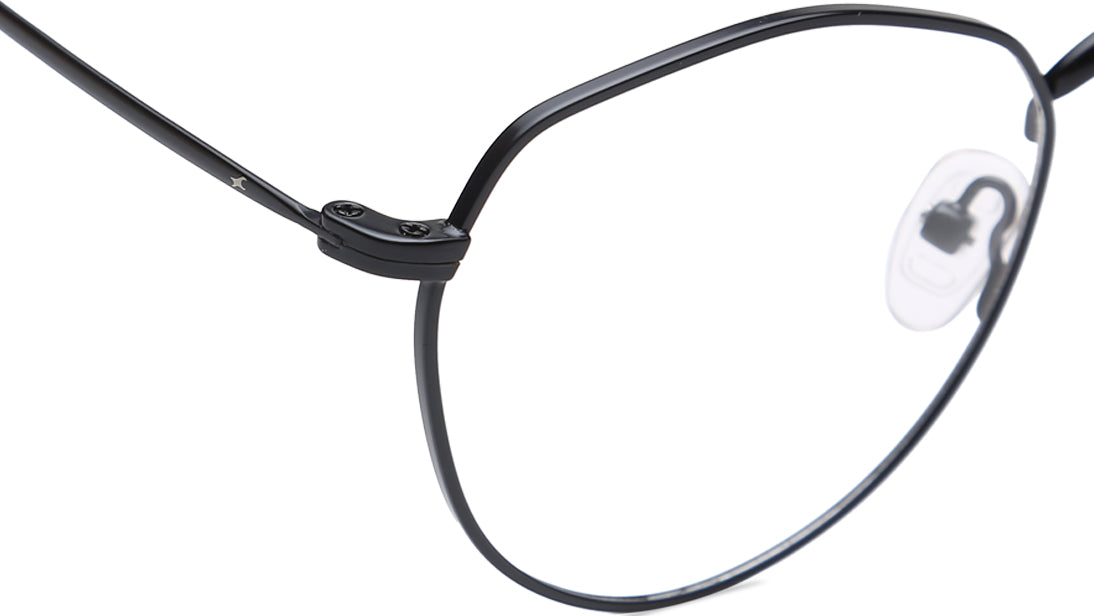 Black Round Rimmed Eyeglasses