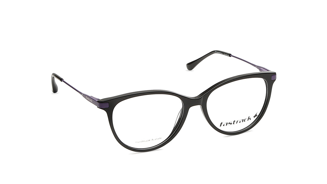 Gun Metal Cateye Rimmed Eyeglasses