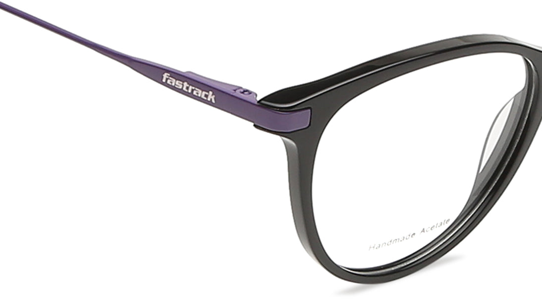 Gun Metal Cateye Rimmed Eyeglasses