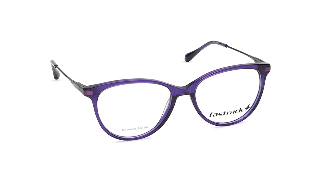 Gun Metal Cateye Rimmed Eyeglasses