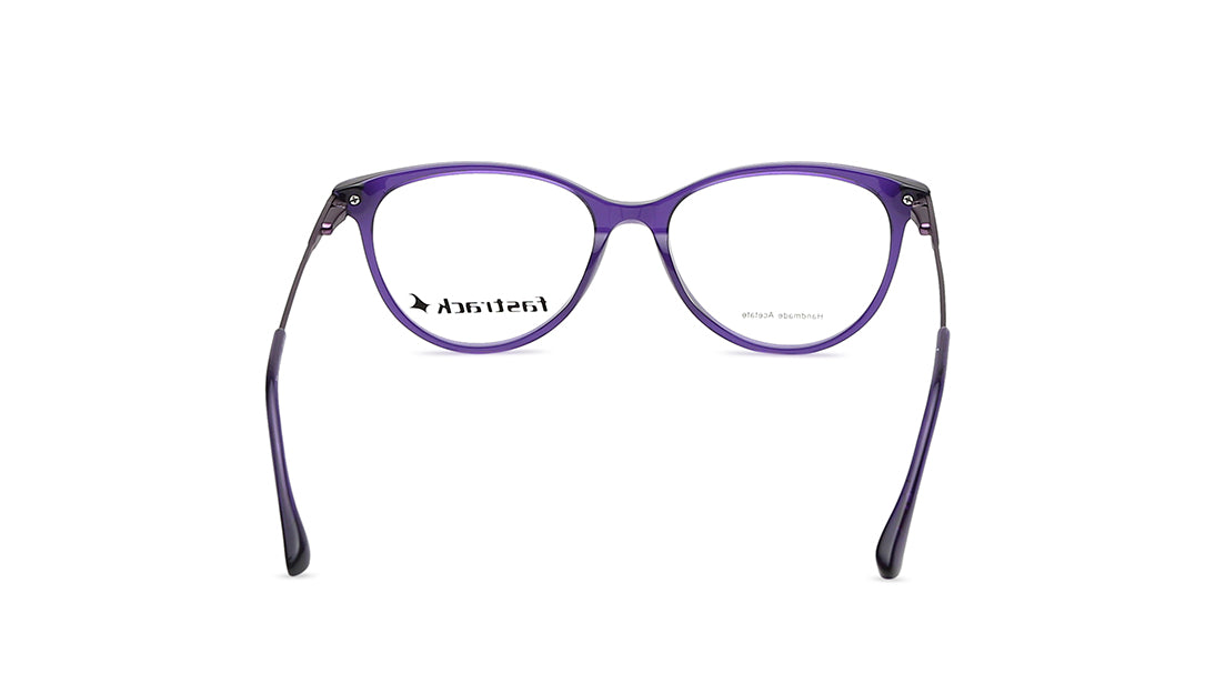 Gun Metal Cateye Rimmed Eyeglasses