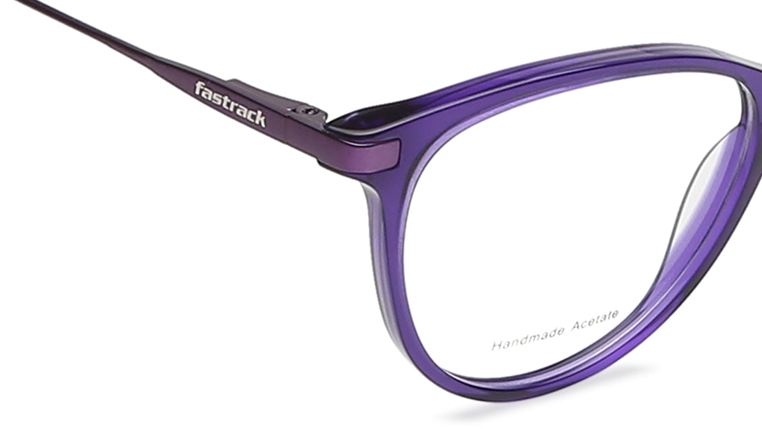 Gun Metal Cateye Rimmed Eyeglasses