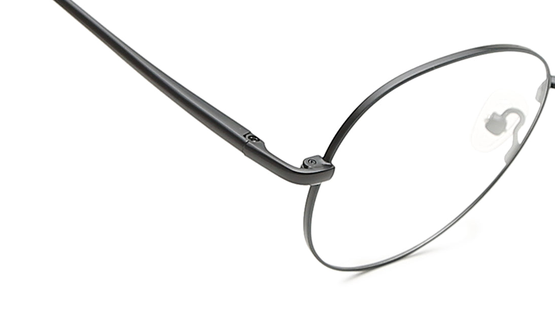 Black Round Rimmed Eyeglasses