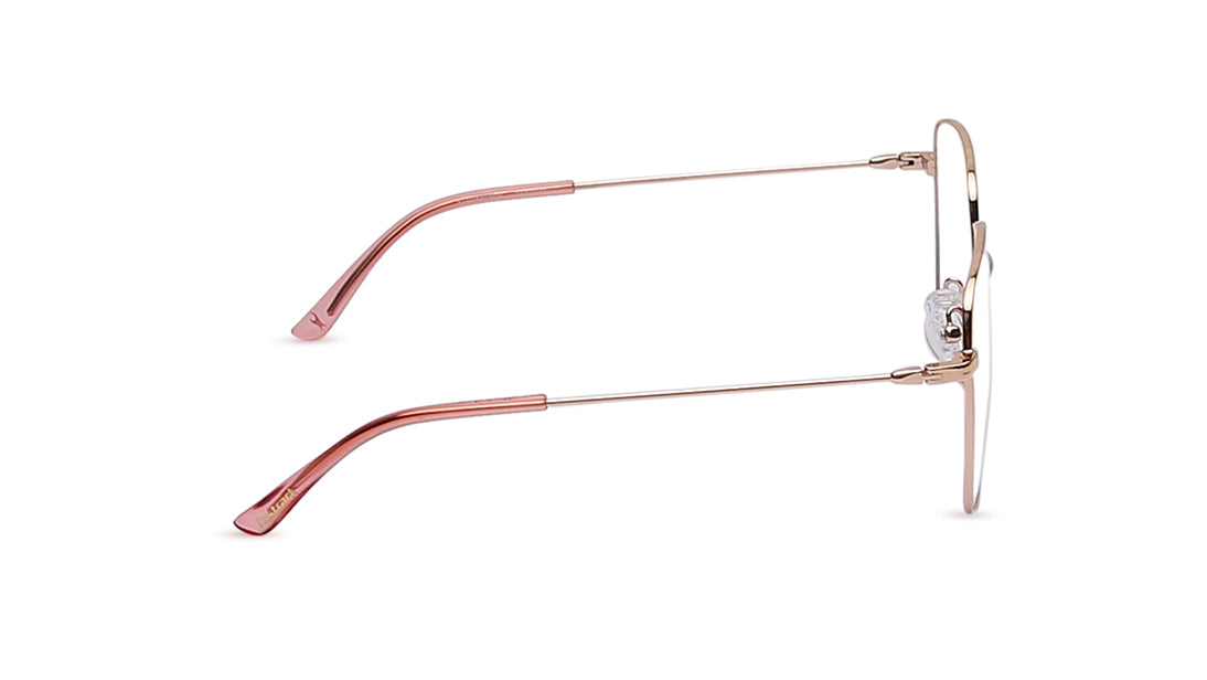 Rose Gold Bugeye Rimmed Eyeglasses