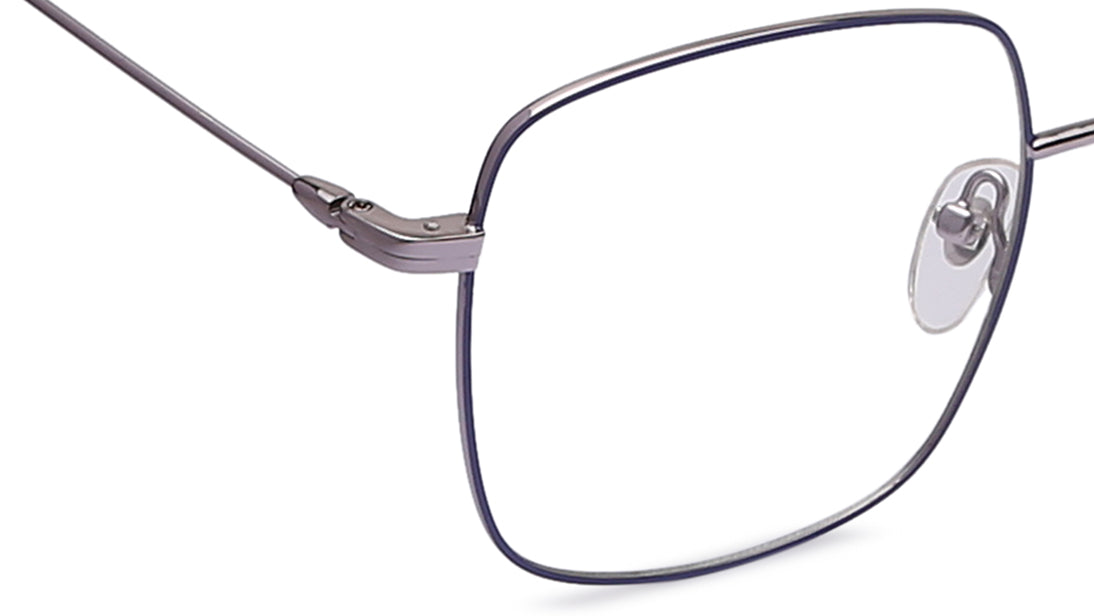 Grey Bugeye Rimmed Eyeglasses