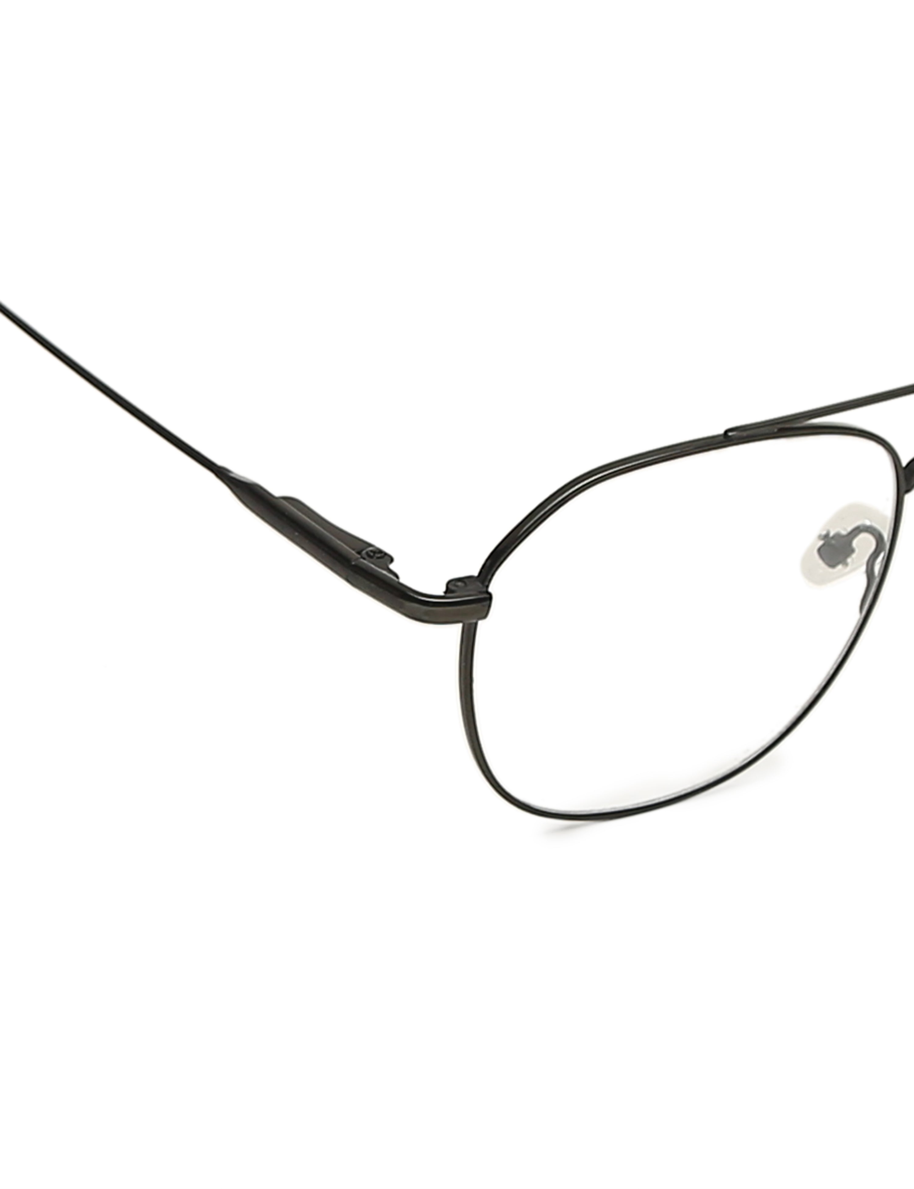 Black Navigator Rimmed Eyeglasses