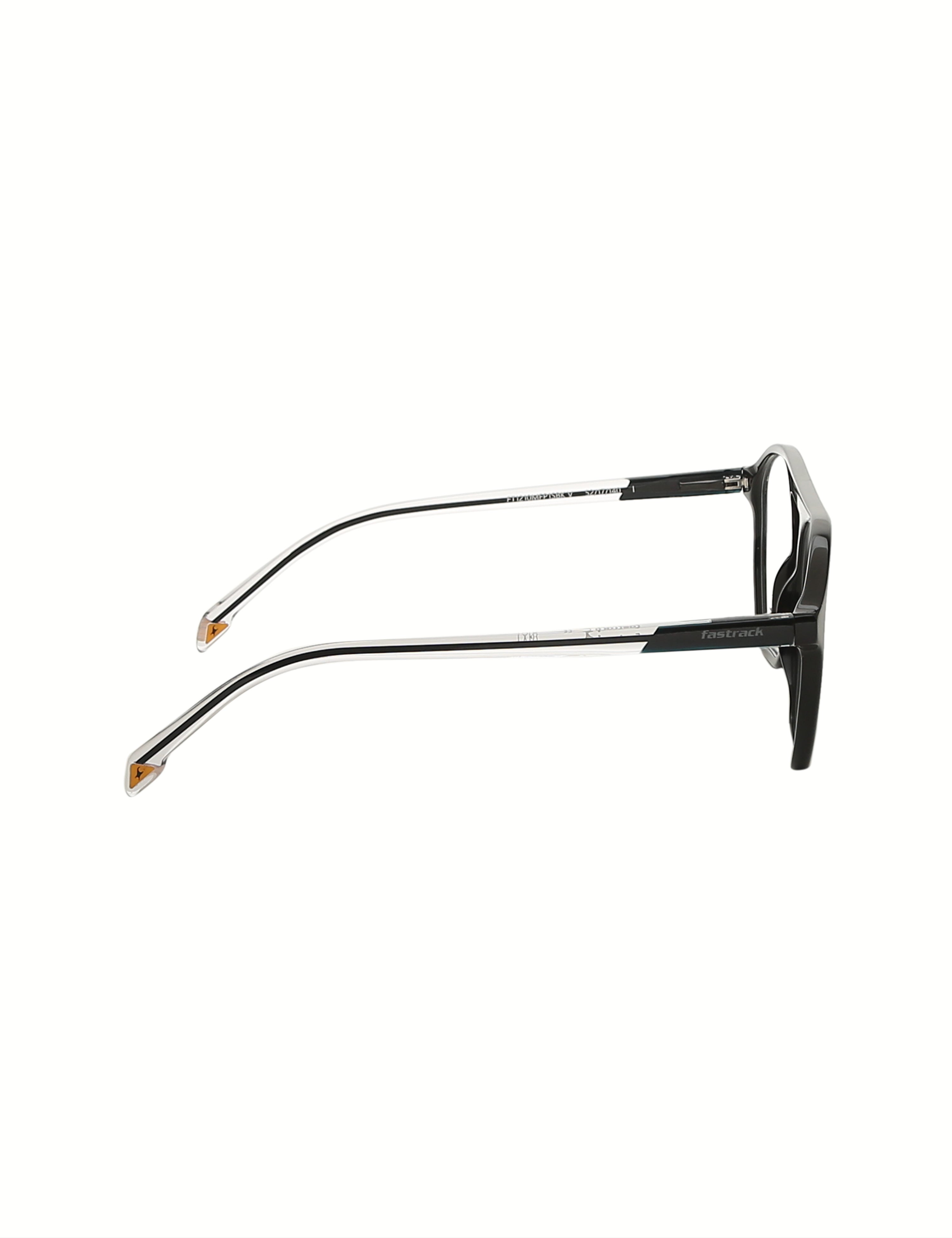 Clear And Black Aviator Rimmed Eyeglasses