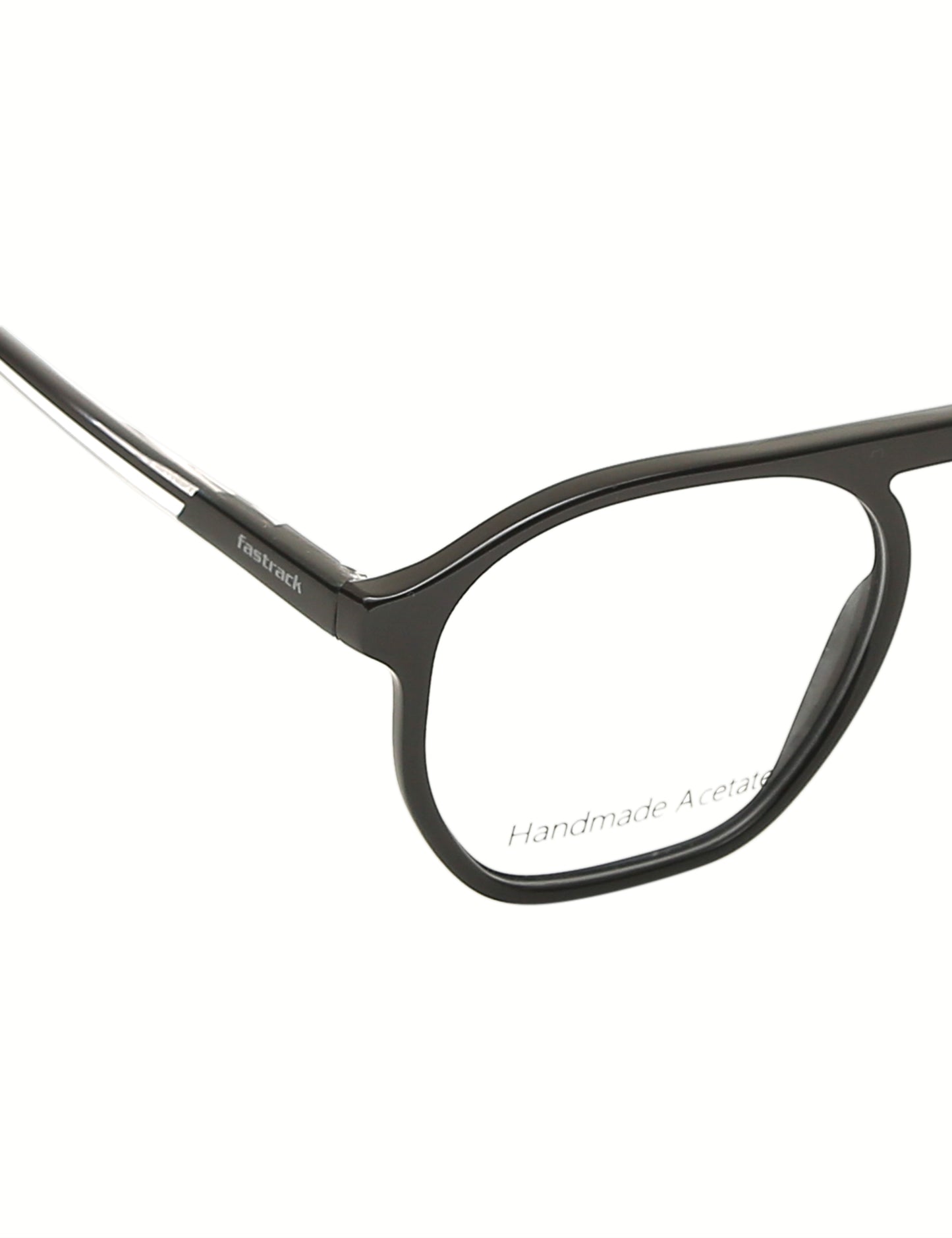 Clear And Black Aviator Rimmed Eyeglasses