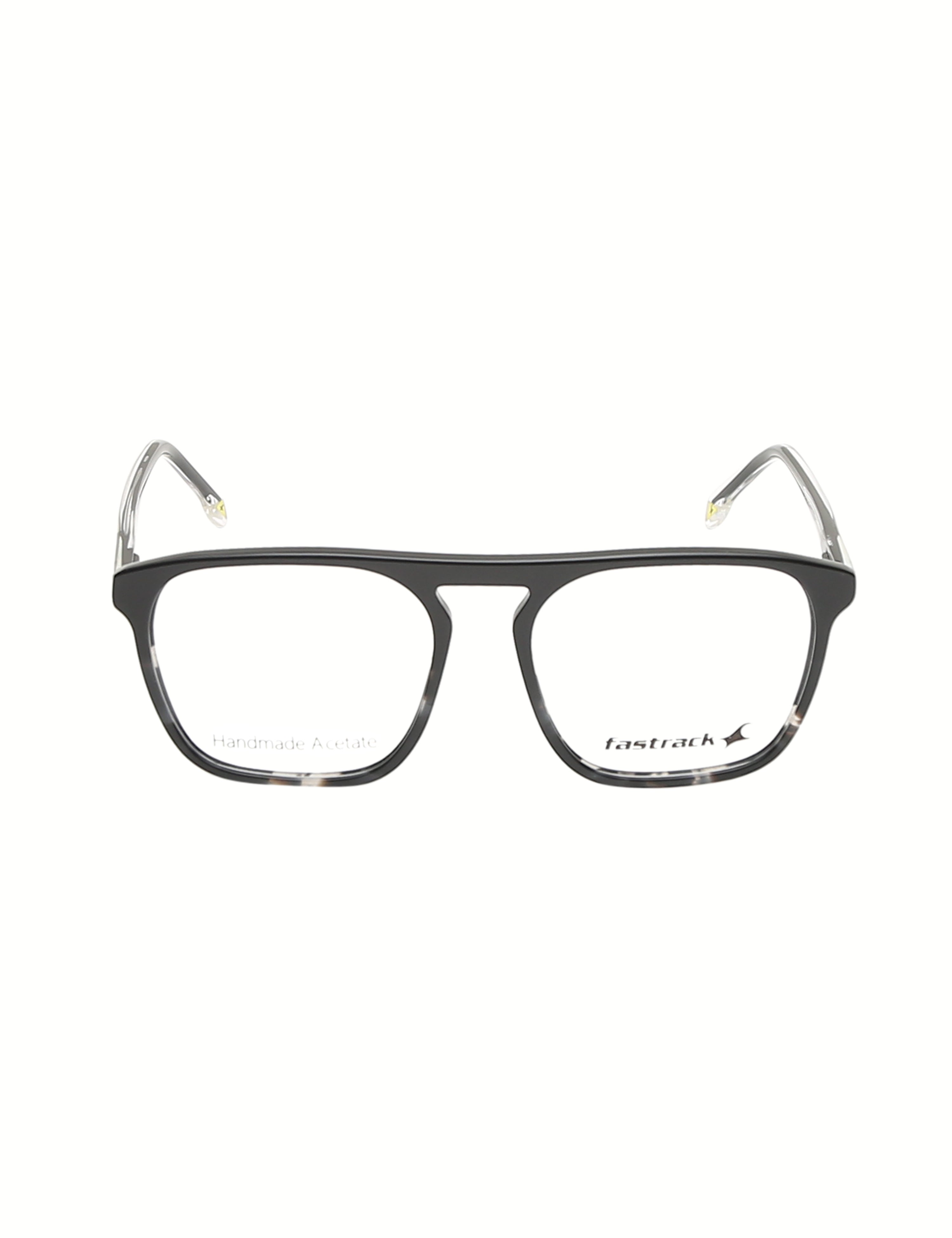 Clear And Black Navigator Rimmed Eyeglasses