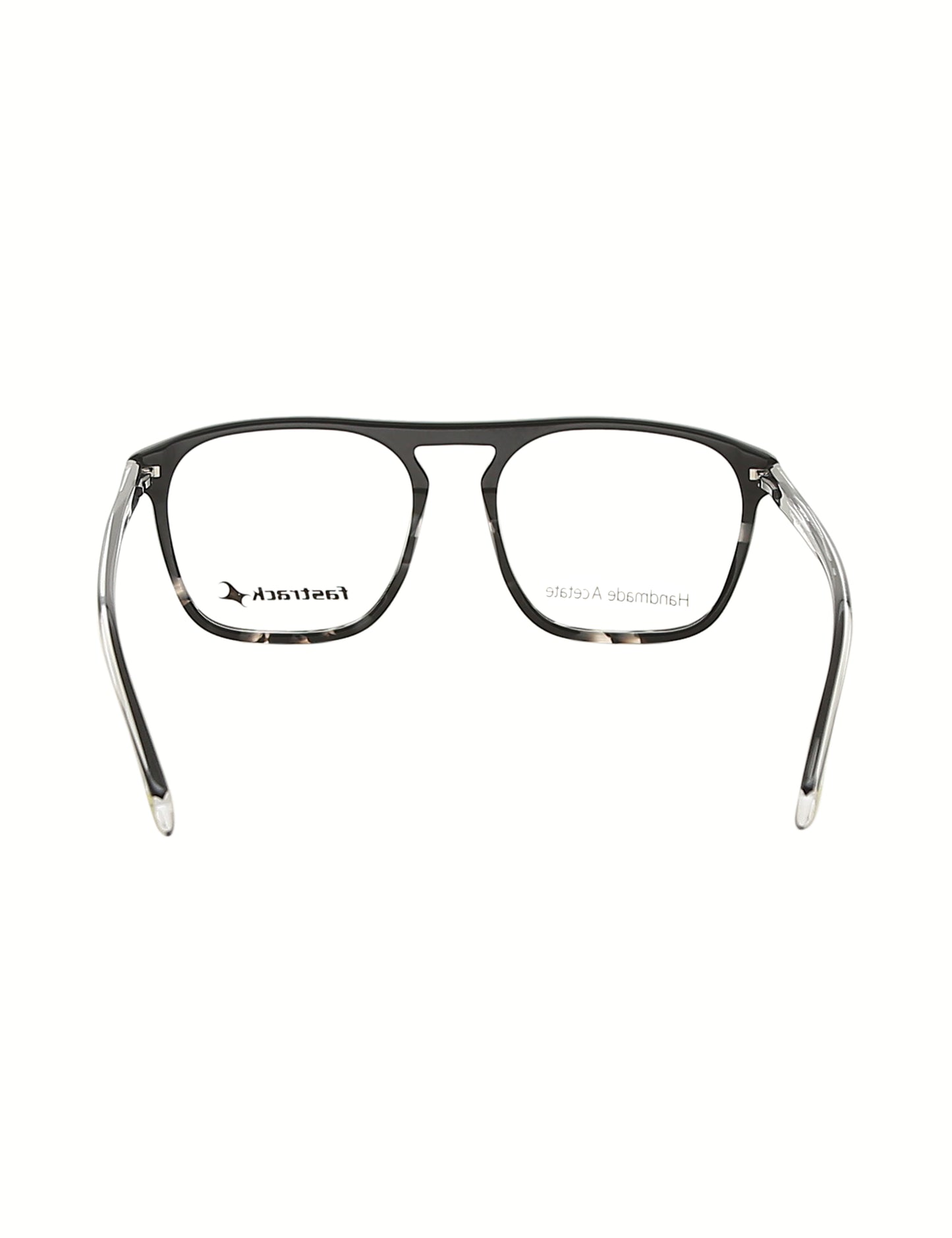 Clear And Black Navigator Rimmed Eyeglasses