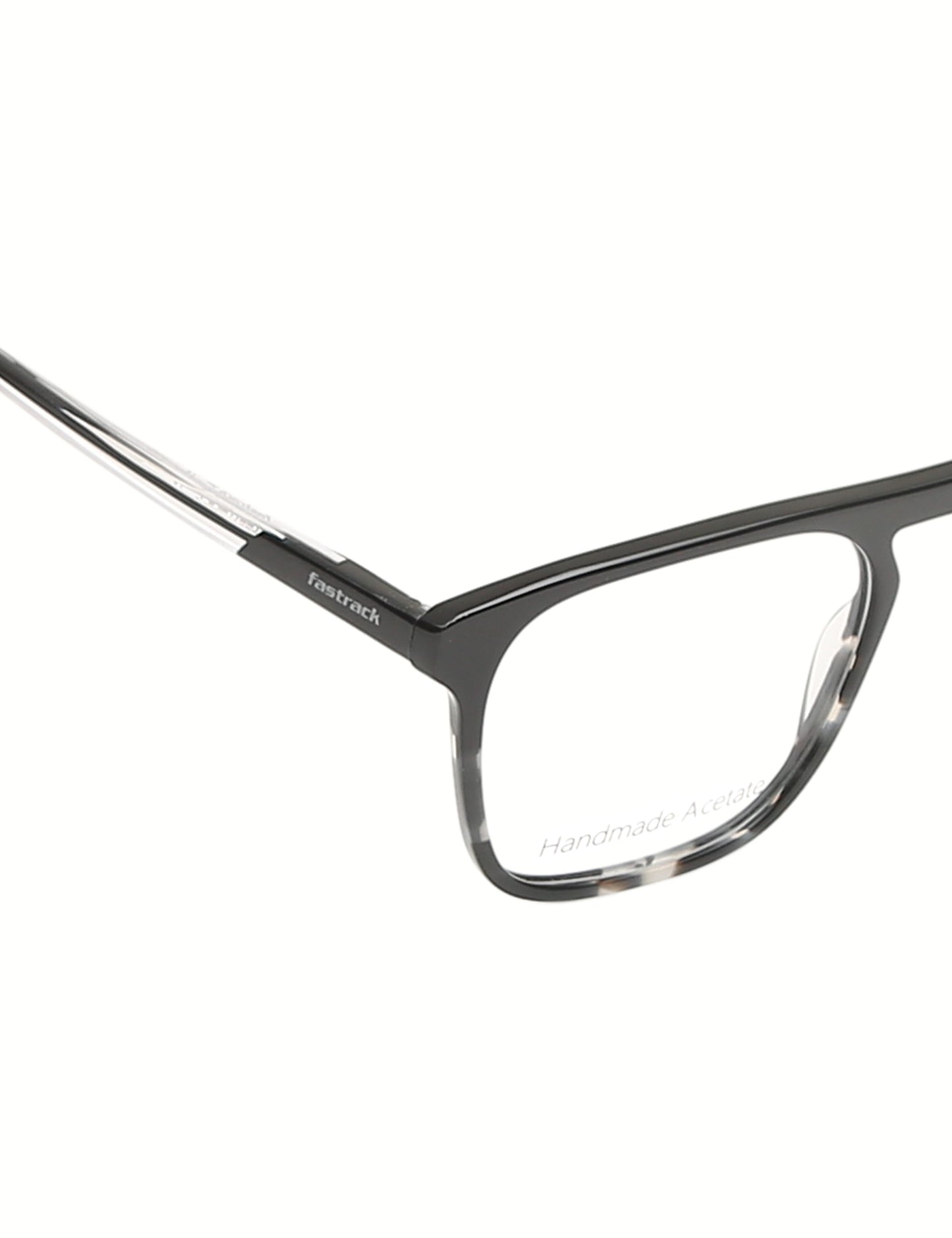 Clear And Black Navigator Rimmed Eyeglasses