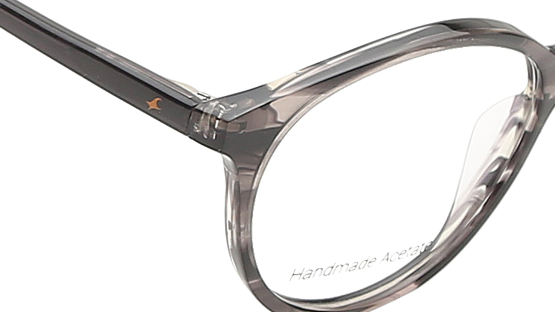 Grey Round Rimmed Eyeglasses