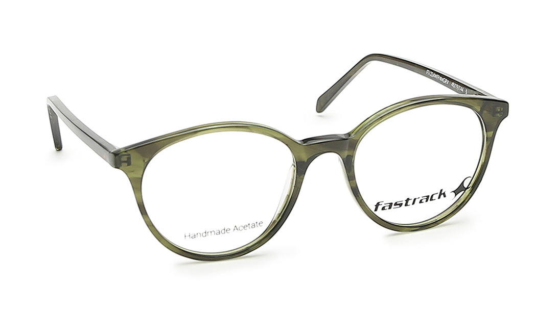 Green Round Rimmed Eyeglasses