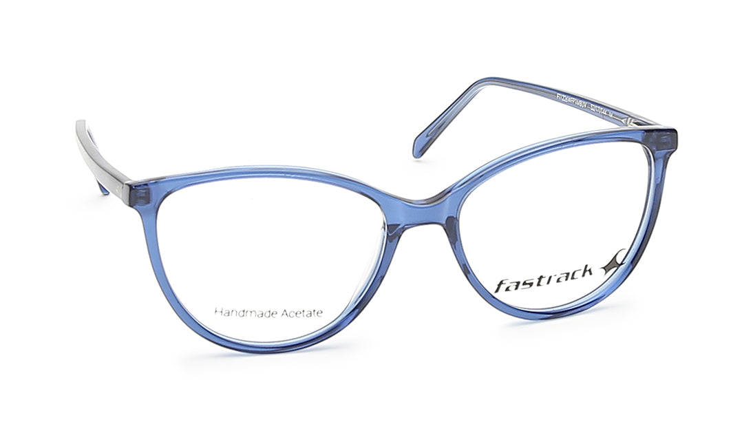 Blue Cateye Rimmed Eyeglasses