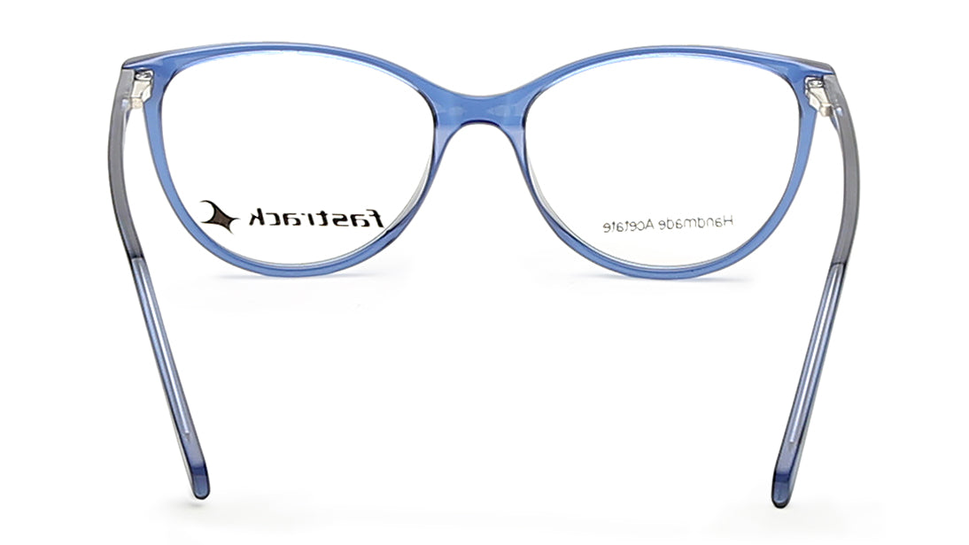 Blue Cateye Rimmed Eyeglasses