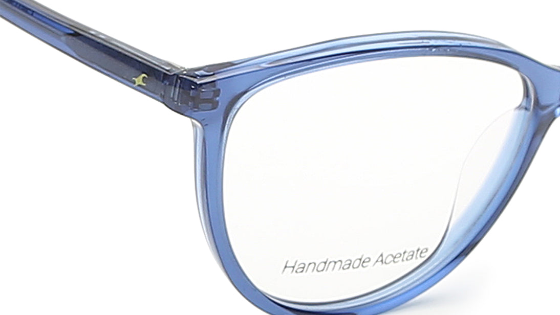 Blue Cateye Rimmed Eyeglasses