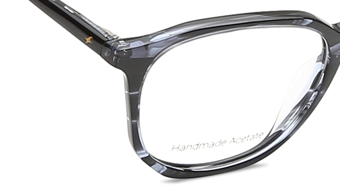 Grey Square Rimmed Eyeglasses