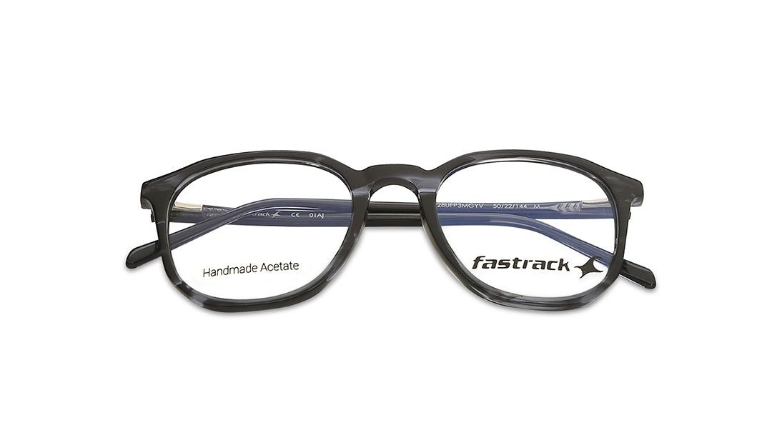 Grey Square Rimmed Eyeglasses