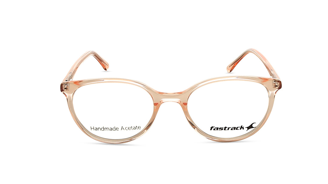 Orange Round Rimmed Eyeglasses