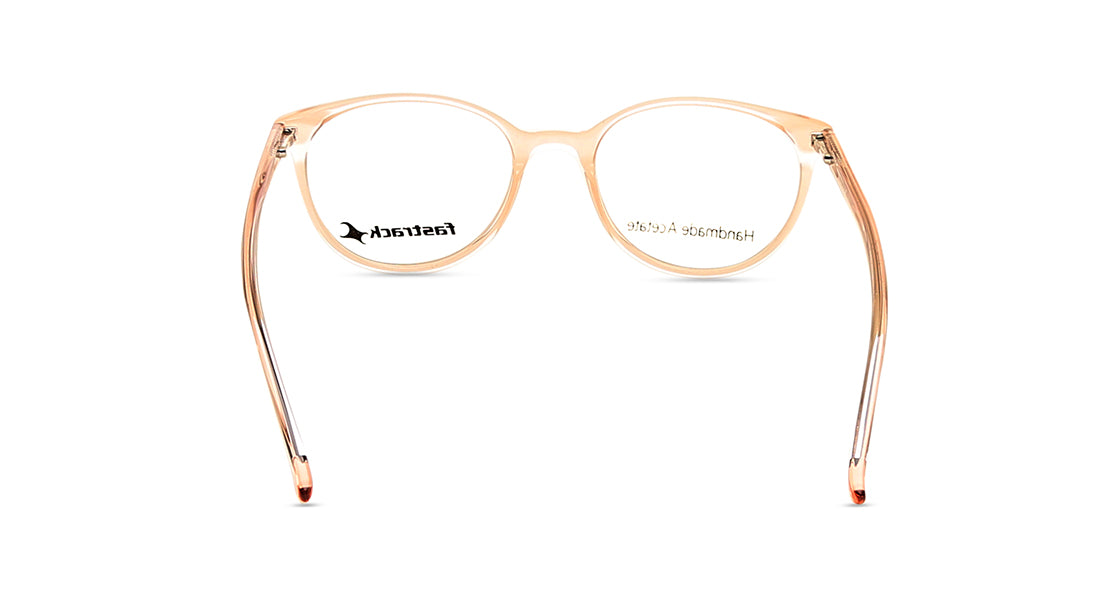 Orange Round Rimmed Eyeglasses