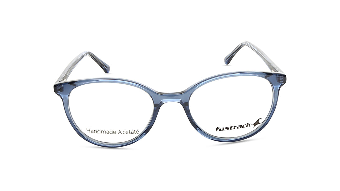 Blue Round Rimmed Eyeglasses