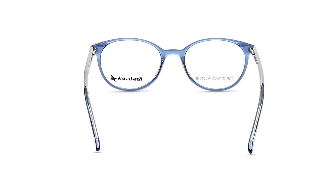 Blue Round Rimmed Eyeglasses