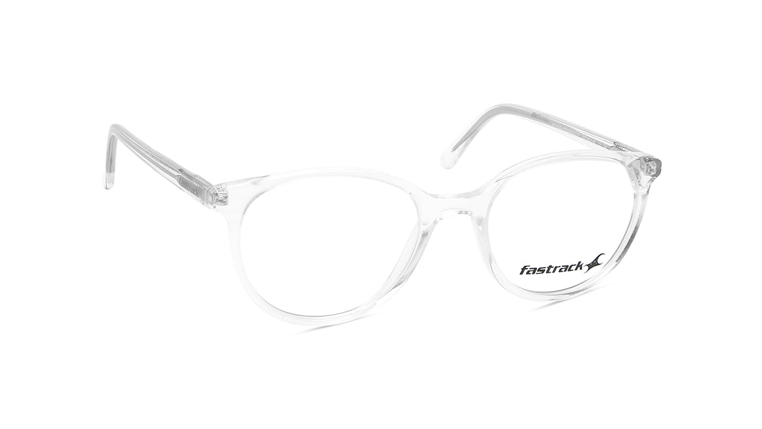 White Round Rimmed Eyeglasses