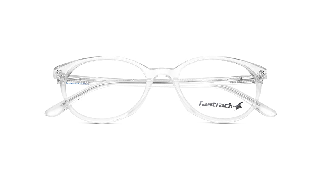 White Round Rimmed Eyeglasses