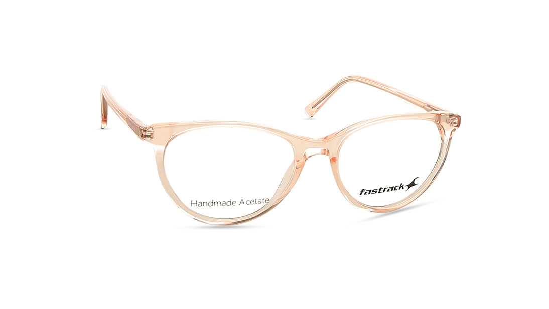 Orange Cateye Rimmed Eyeglasses