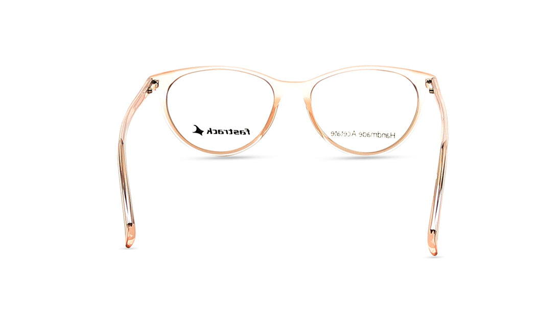 Orange Cateye Rimmed Eyeglasses