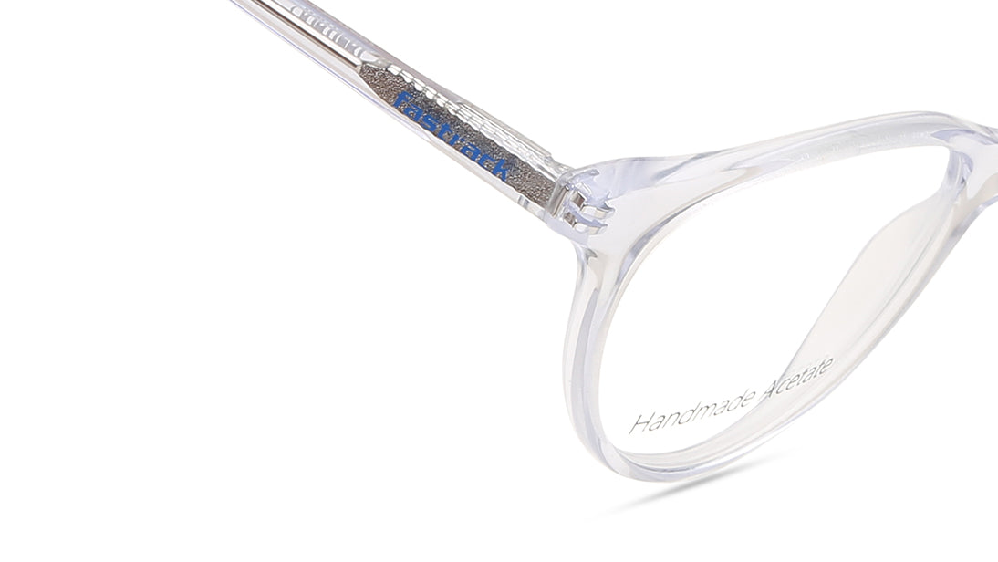 Blue Cateye Rimmed Eyeglasses