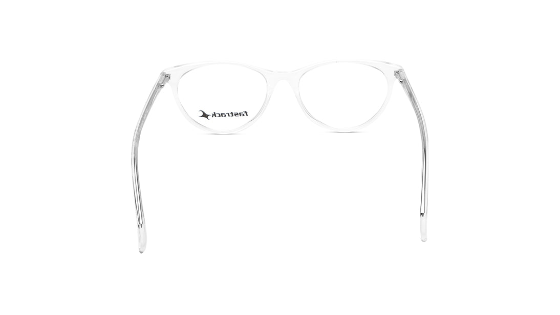 White Cateye Rimmed Eyeglasses