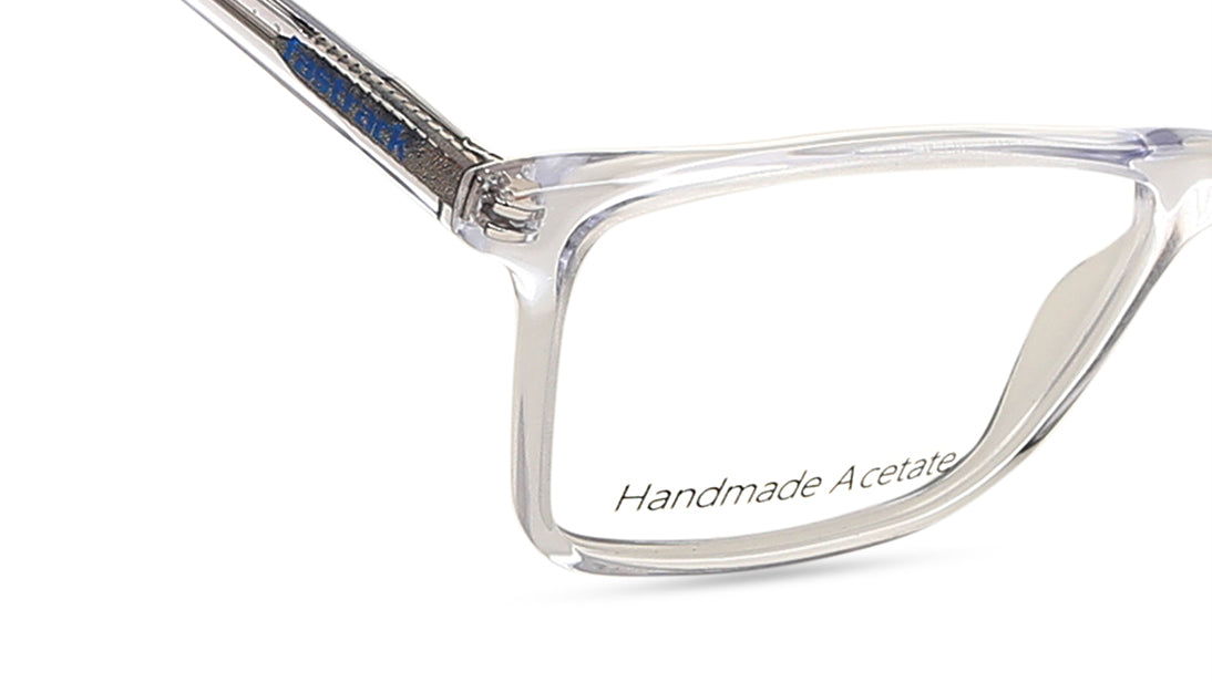 Light Blue Rectangle Rimmed Eyeglasses