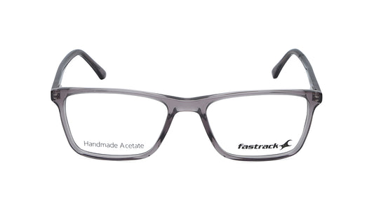 Grey Rectangle Rimmed Eyeglasses