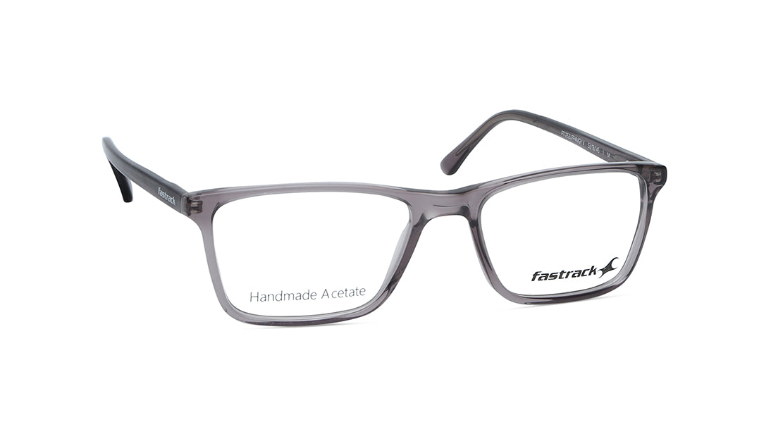 Grey Rectangle Rimmed Eyeglasses