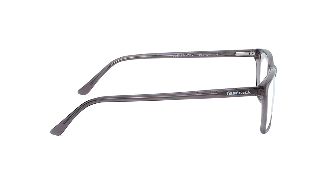 Grey Rectangle Rimmed Eyeglasses