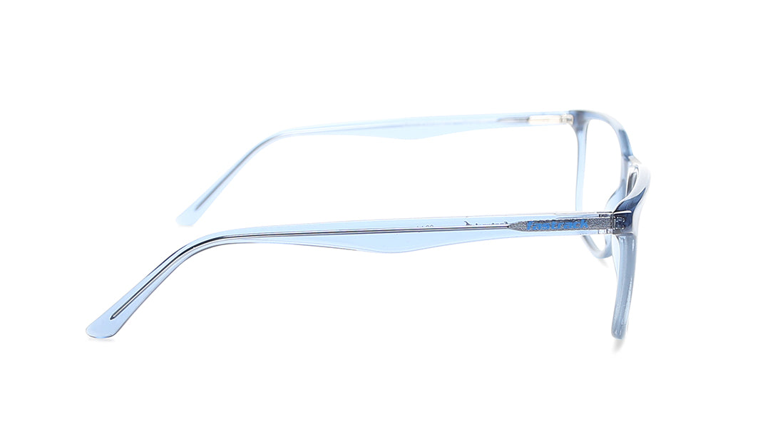 Blue Square Rimmed Eyeglasses