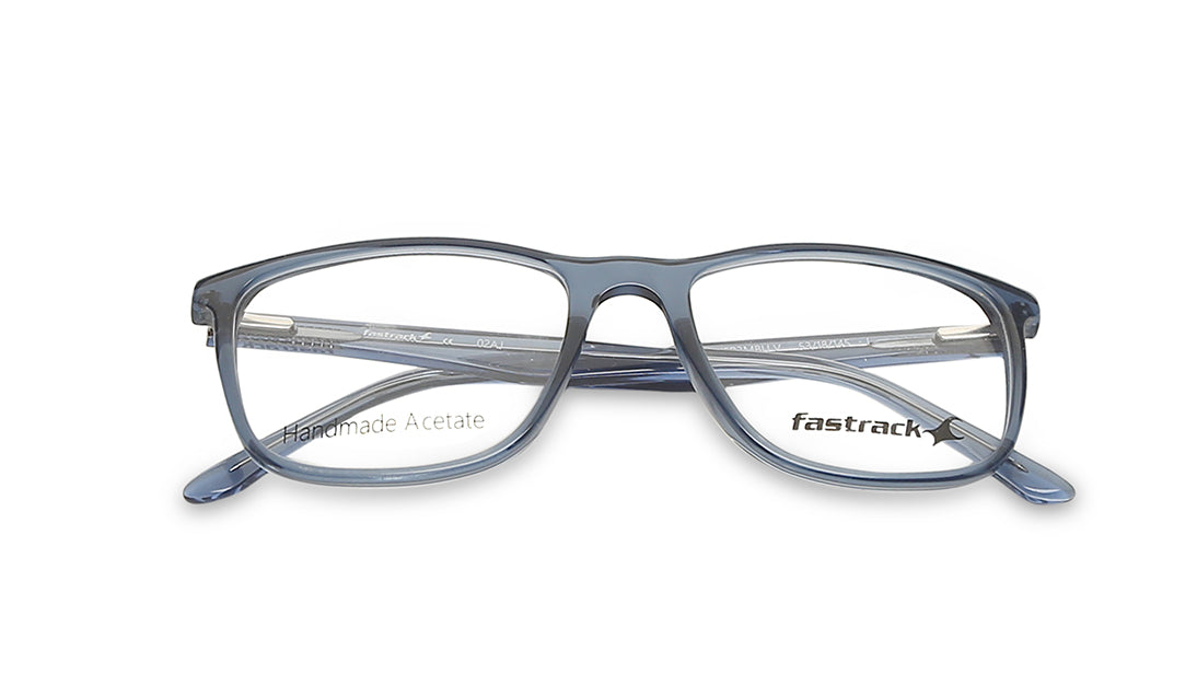 Blue Square Rimmed Eyeglasses