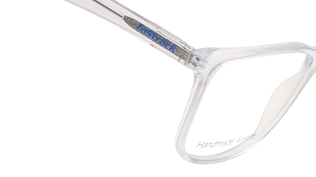 White Square Rimmed Eyeglasses