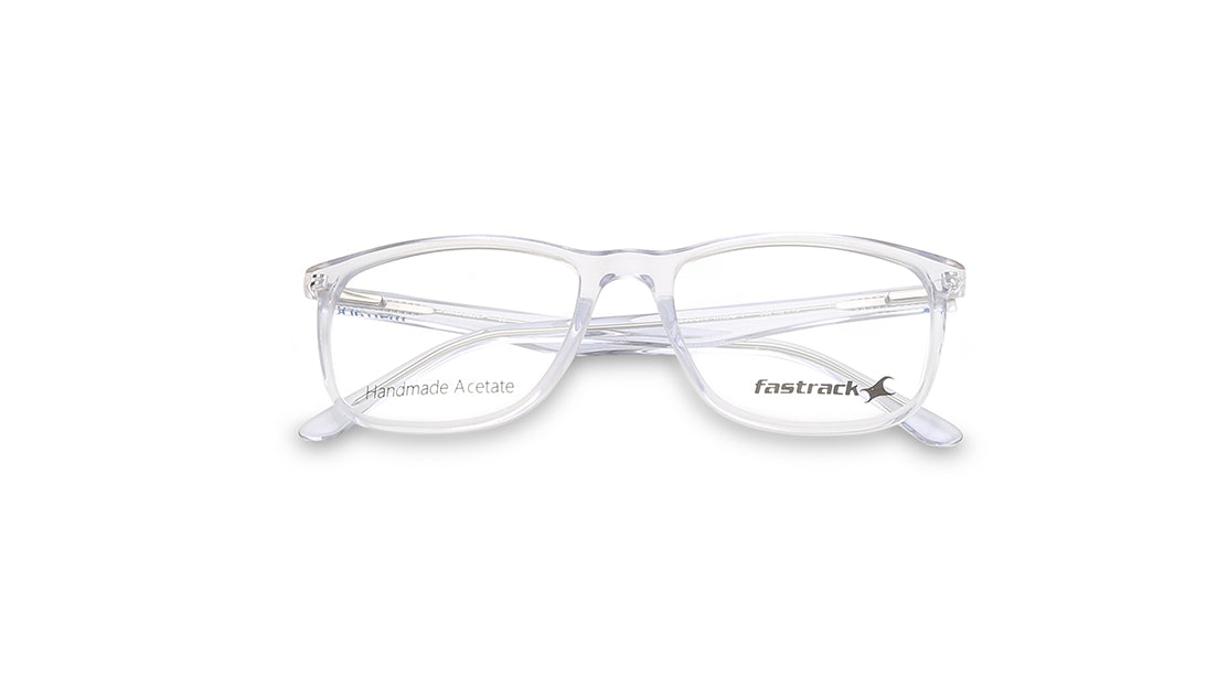 White Square Rimmed Eyeglasses