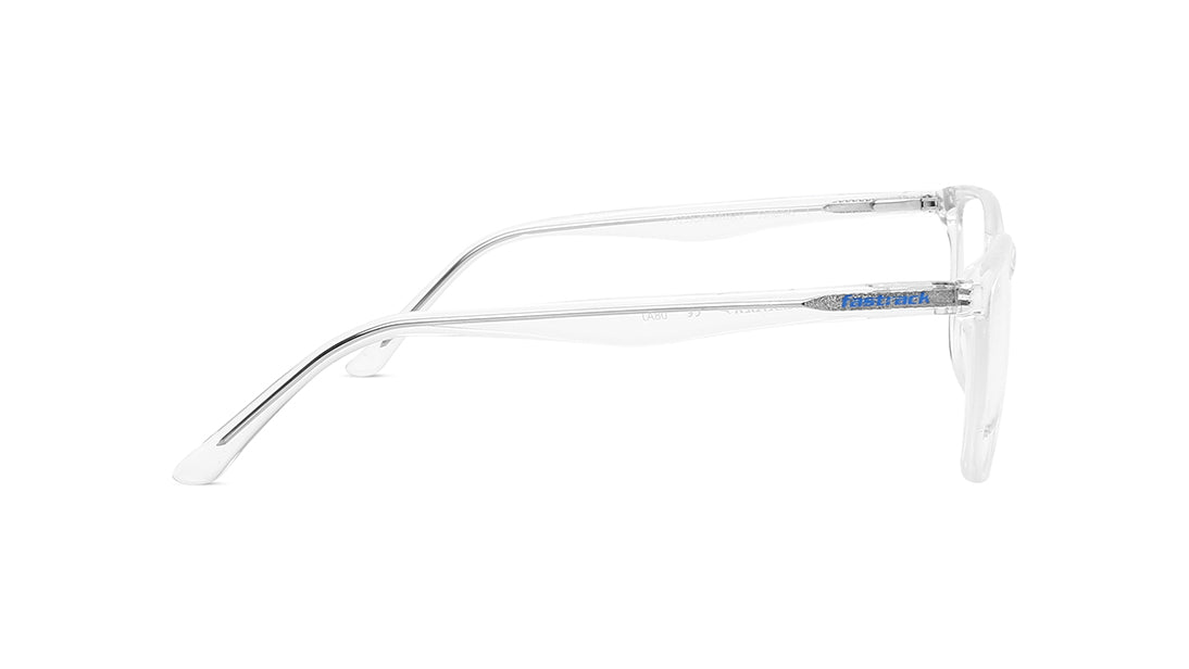 White Square Rimmed Eyeglasses