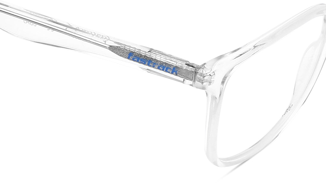 White Square Rimmed Eyeglasses