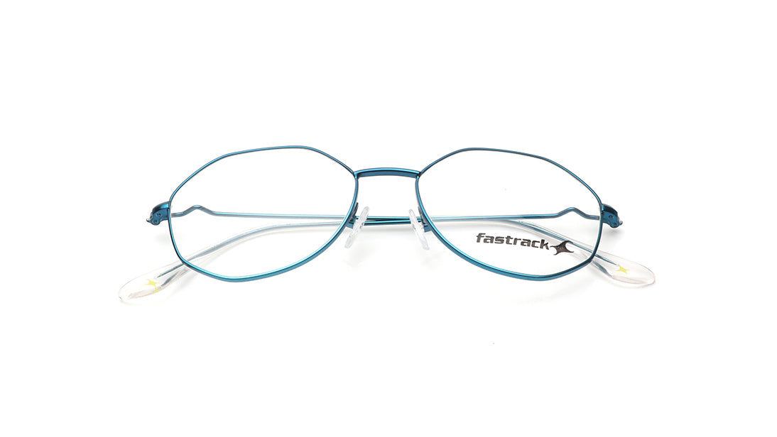 Blue Round Rimmed Eyeglasses