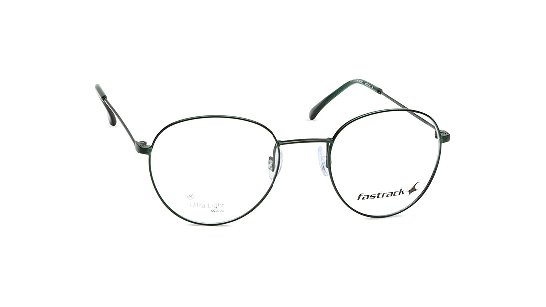 Green Round Rimmed Eyeglasses