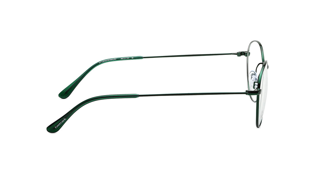 Green Round Rimmed Eyeglasses